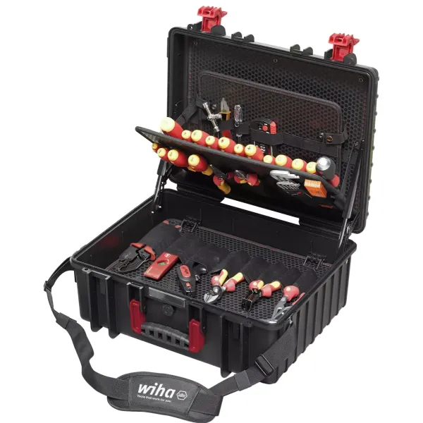Wiha 9300-702 Gereedschapset elektricien Competence XL - 81-Delig - 40523