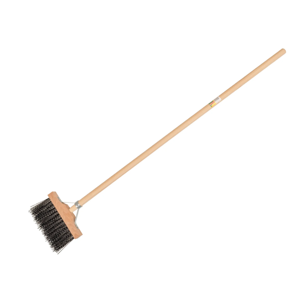 Solide Railbezem - opneembezem 25 cm met 130 cm steel en stokhouder - 1492407