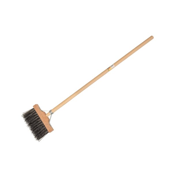 Solide Railbezem - opneembezem 25 cm met 80 cm steel en stokhouder - 1492409