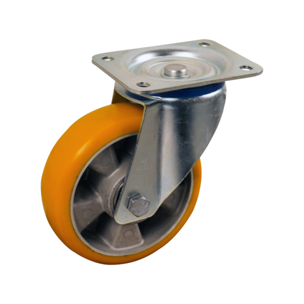 Novio serie 29-15 Zwenkwiel met plaatbevestiging - Ø160 mm - kogellager - PU/TPU - 229.166.156.052