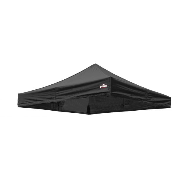 Grizzly GO-WORK Easy-up doorwerktent dak - 3x3 meter - zwart