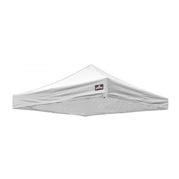 Grizzly GO-WORK Easy-up doorwerktent dak - 3x3 meter - wit