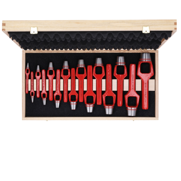 Athlet Holpijpenset - 15 delig - Ø2-30 mm - DIN 7200-A - 09.185.0030