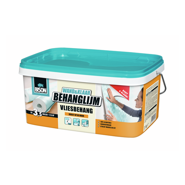 Bison WAND&KLAAR&reg; Behanglijm vliesbehang - 2,5 kg - 17,5 m&sup2; - 6302992