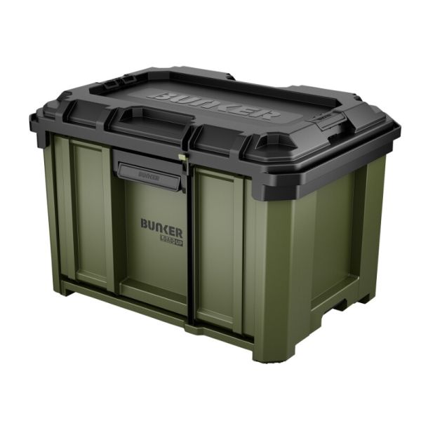 BUNKER Load-Up Stapelbare opbergbox met lade - 570 mm - groen - 29434