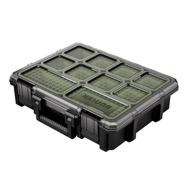 BUNKER Opbergbak met uitneembare bakjes - 408x334x107 mm - 29702
