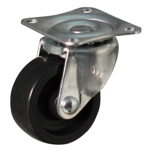 Novio serie 65-44 Zwenkwiel met plaatbevestiging - Ø38 mm - glijlager - kunststof - 465.381.446.000