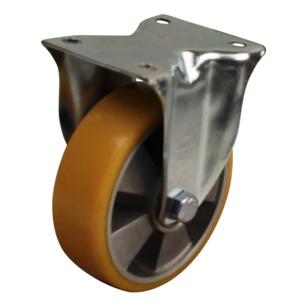 Novio serie 29-15 Bokwiel met plaatbevestiging - Ø125 mm - kogellager - PU/TPU - 329.126.156.042