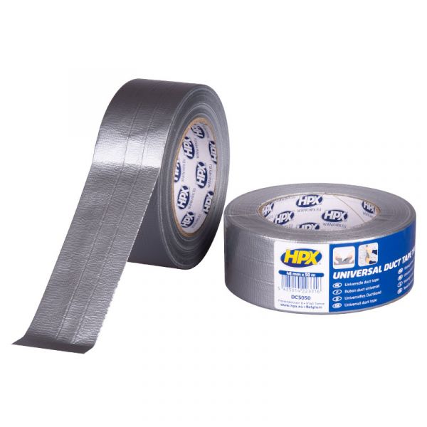HPX 1900 Duct tape - 48 mm x 50 meter - zilver - DC5050