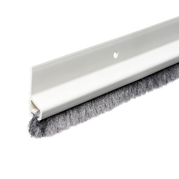 Ellen PDS 3B DECO Dorpelprofiel met borstel - 100 cm - max. kier 20 mm - kunststof - wit - 110501050