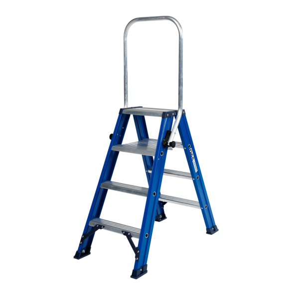 DAS BeugelN Neerklapbare beugel voor trap - aluminium