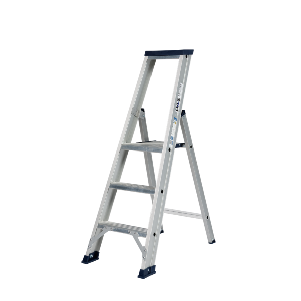 DAS ET3A Hercules ANO Enkele trapladder - 1x3 sporten - geanodiseerd aluminium