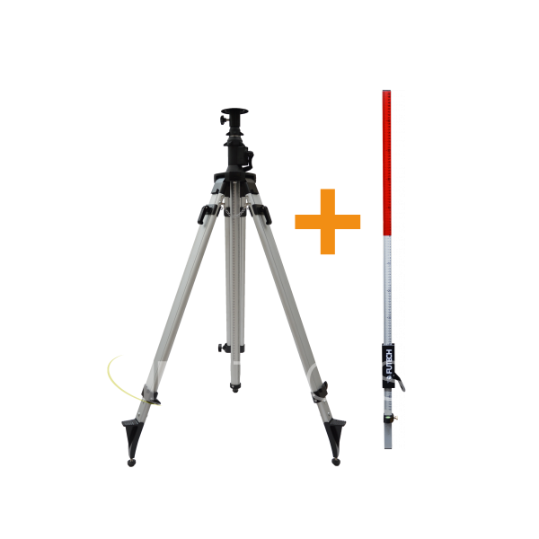 Futech PROMO Statief Heavy Duty 330 cm (110.330) + meetlat 240 cm (140.240.SK) - 110.330-B