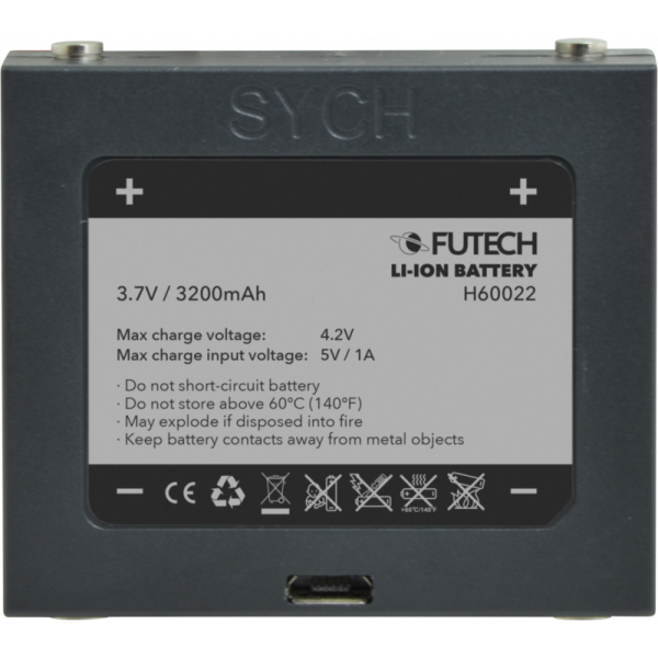 Futech Li-Ion batterij (MC3D Brave/Floor, MC3, MC5) - 3,7V - 3200 mAh - H60022