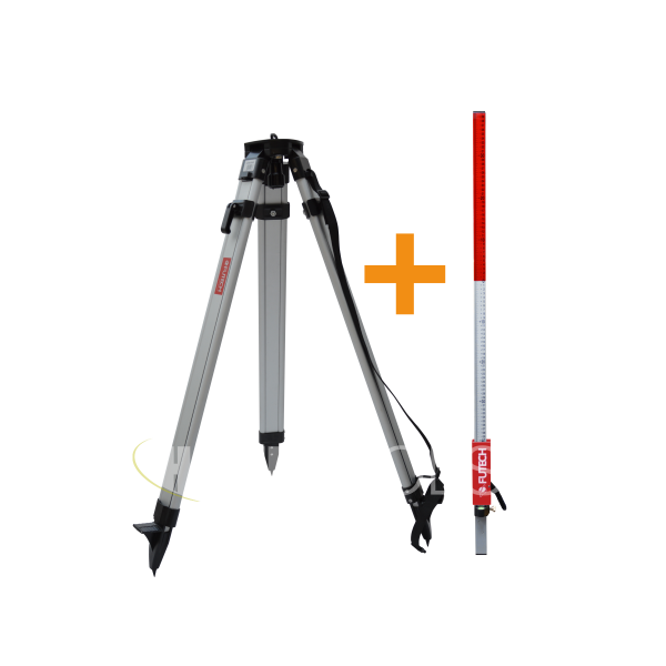Futech PROMO Statief aluminium 165 cm (100.165) + meetlat 200 cm (140.200) - 100.165-B