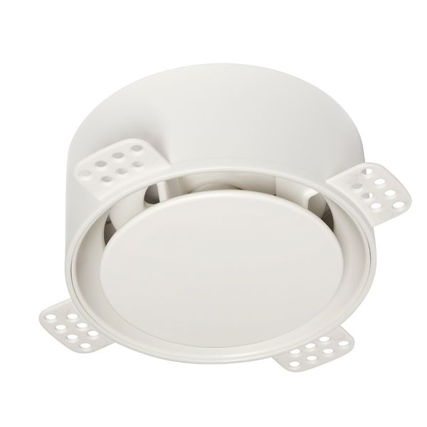 NoShow 2.0 Instucbaar ventiel - rond - Ø125 mm - toevoer/afvoer - wit 