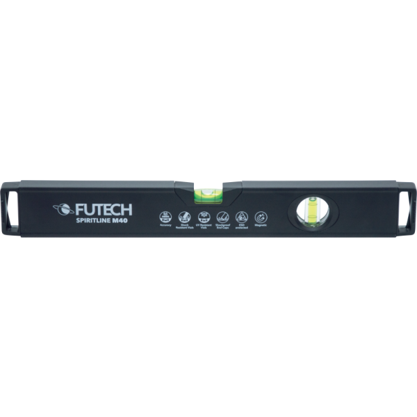 Futech Spiritline M40 waterpas - 40 cm - magnetisch - 825.040
