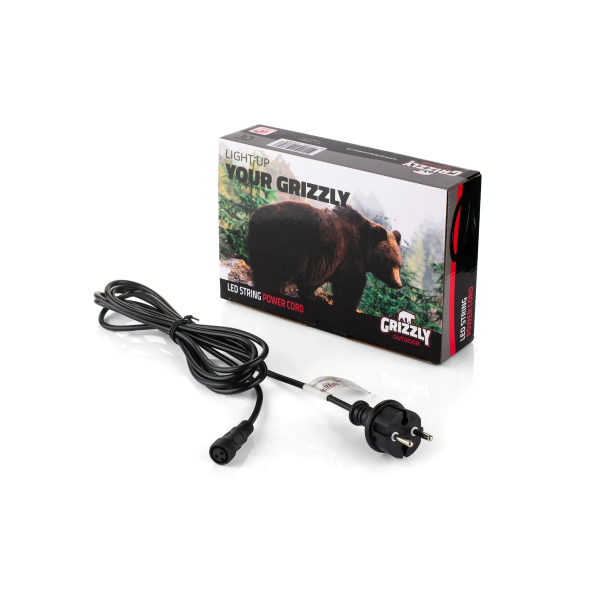 Grizzly EU stekker voor Grizzly prikkabel - 3 meter - GOWPRIKS