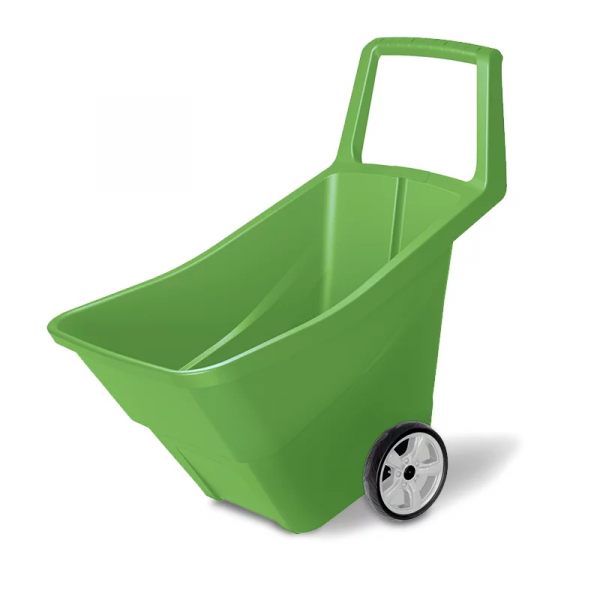 Prosperplast IWO95Z-370U Load & Go III Tuinkruiwagen - 95 liter - olijfgroen 
