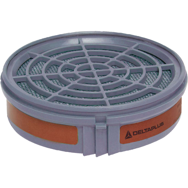 Delta Plus M6000 A2 Filterpatronen A2 tbv M6200 of M6400 jupiter halfgelaatmasker - set á 2 stuks