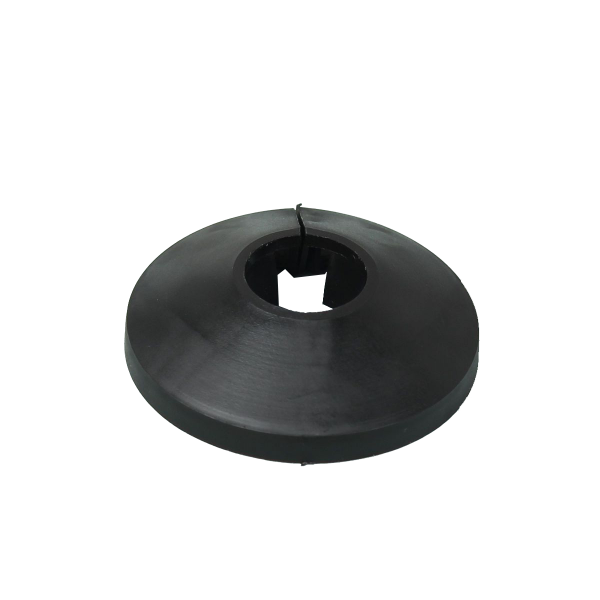 Mac Lean buis rozet - Ø22 mm - zwart - 2 stuks - 0700116