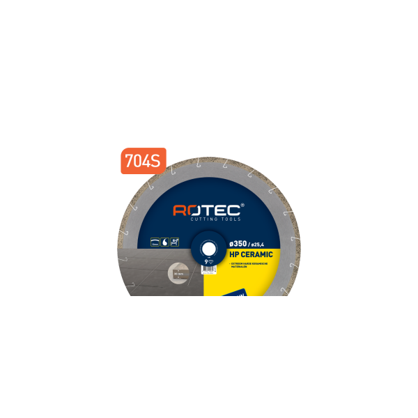 Rotec HP Ceramic Diamantzaagblad - &Oslash;350 x &oslash;25,4 - 704.3504S