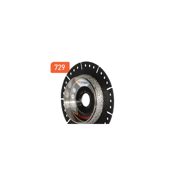 Rotec TUBE-CUTTER Diamantzaagblad - &Oslash;125x22,2 mm - 729.5125