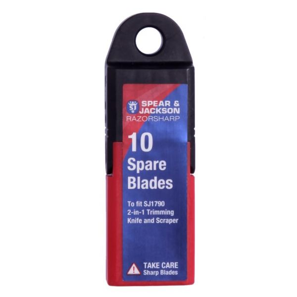 Spear & Jackson 1790 Reservemes voor 2-in-1 mes met schraper - 10 stuks - SJ1790BP10