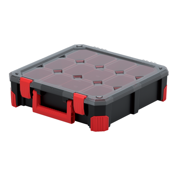 Kistenberg KTI4040B-CG6U Titan 40 Assortimentskoffer / assortimentsdoos met bakjes - 390x390x110 mm