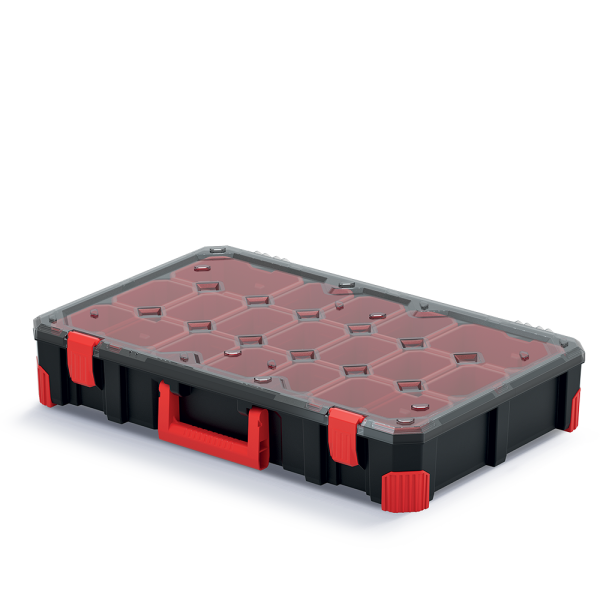 Kistenberg KTI6040B-CG6U Titan 60 Assortimentskoffer / assortimentsdoos met bakjes - 598x390x110 mm