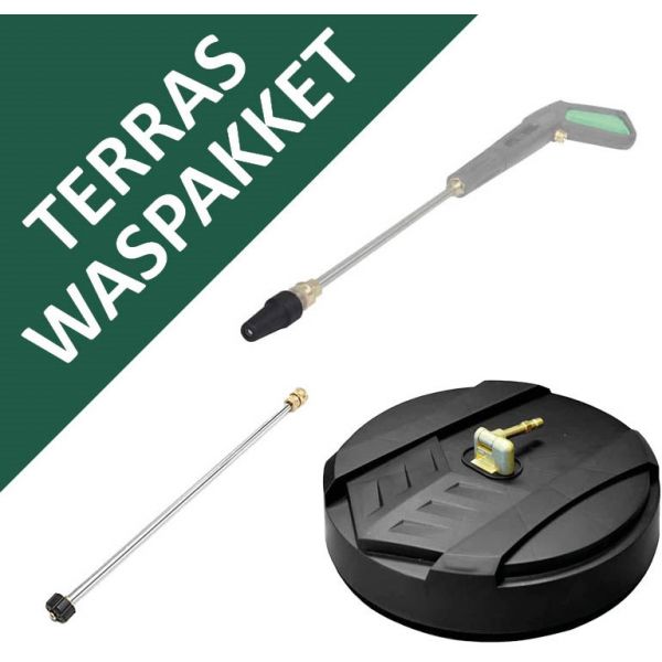 ACG Voordeel Terras waspakket voor ACG 2100/165-COMFORT hogedrukreiniger - 3-delig