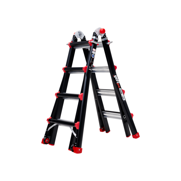 Yeti Pro Professionele multifunctionele ladder - 4x4 sporten - zwart aluminium - YETI4X4