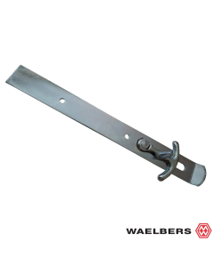 Waelbers Overslag met hevel 200 mm - blauw gepassiveerd - staal - 0201.32