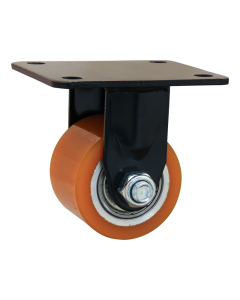 Novio serie 29-26 Bokwiel met plaatbevestiging - Ø75 mm - kogellager - PU/TPU - 329.076.266.000