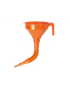 Pressol HDPE katalysator trechter met schenktuit zeef Ø160mm - 1,2 liter - oranje - 02 674