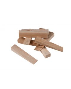 Mac Lean Spietjes / wiggen - 100x20x15 mm - hout - 32 stuks - 0700001