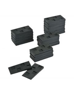 Mac Lean Spietjes / wiggen - 60x30x5 mm - kunststof - 50 stuks - 0700003