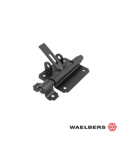 Waelbers Hangslotgrendel 80 mm - zwart - 106707.05