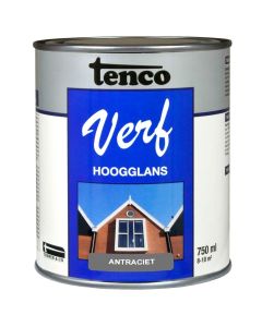 TencoVerf Dekkend hoogglans - antraciet RAL 7016 - 750 ml - 11270302