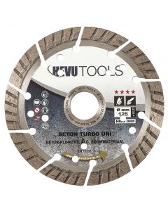 Hevu Tools BETON TURBO UNI Diamantzaagblad - 10 mm segment