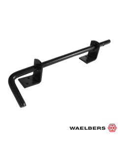 Waelbers Grondgrendel 400 mm - zwart - 1357.42