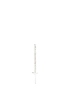 Koltec Afrastering paal - 75 cm - kunststof wit - 10 stuks - 162-80340-10