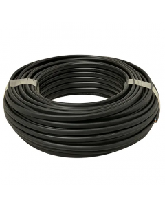 Hevu Tools Snoer afgeplat - 2 x 0,75 mm² - 20 meter - H03VVH2-F - zwart