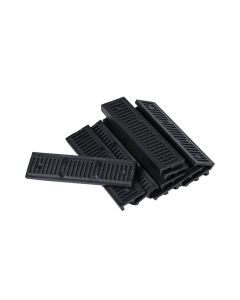 Mac Lean Glasblokjes - 4/8 mm - zwart - 10 stuks - 2400009