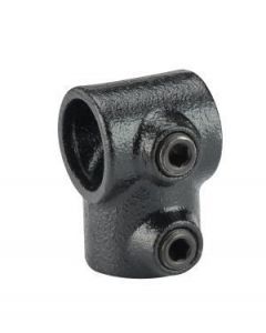 Mac Lean Koppelstuk T-doorvoer Ø42 mm - staal gegalvaniseerd zwart - 3400500