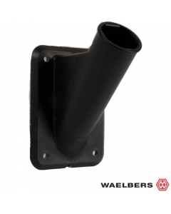 Waelbers Vlaggenstokhouder - zwart - kunststof - 418929.01