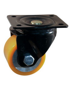 Novio serie 29-26 Zwenkwiel met plaatbevestiging - Ø75 mm - kogellager - PU/TPU - 229.076.266.000