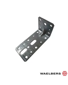 Waelbers Hoekanker met ril - 60x120x60 mm - staal verzinkt - 490274.11
