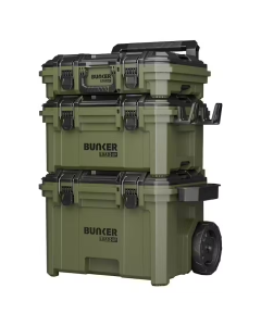 BUNKER Load-Up Verrijdbare opbergbox - 9 delig - groen - 31644