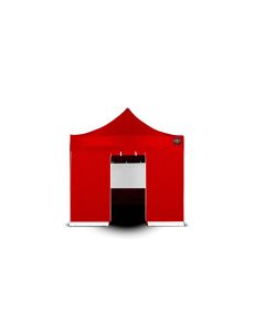Grizzly GO-WORK Doorwerktent zijwand met ingang - 3 meter - rood - GOWZ3IR
